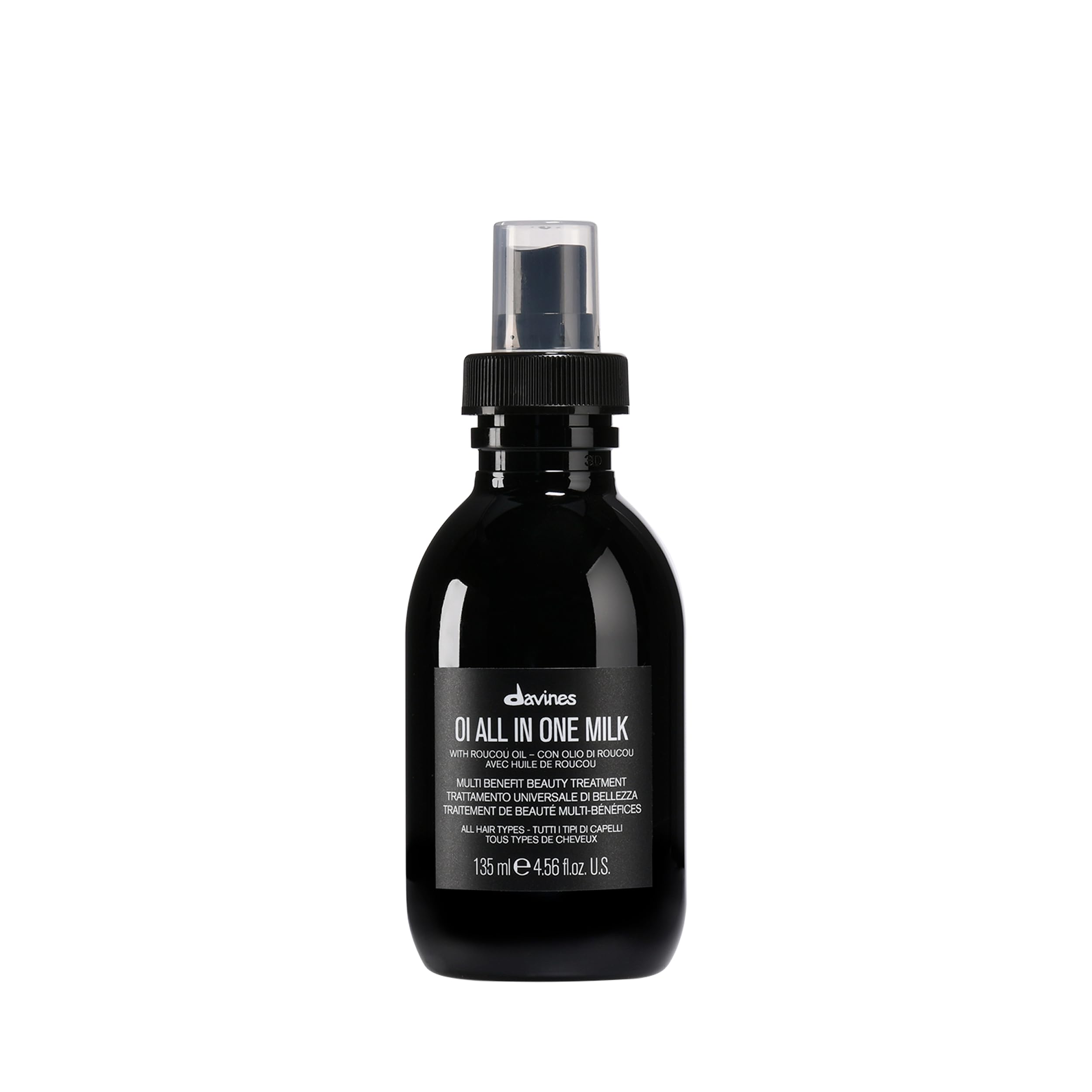 Davines OI All In One Milk - Spray per capelli multifunzionale a texture latte - Trattamento per proteggere, idratare, ammorbidire i capelli - 135 ml