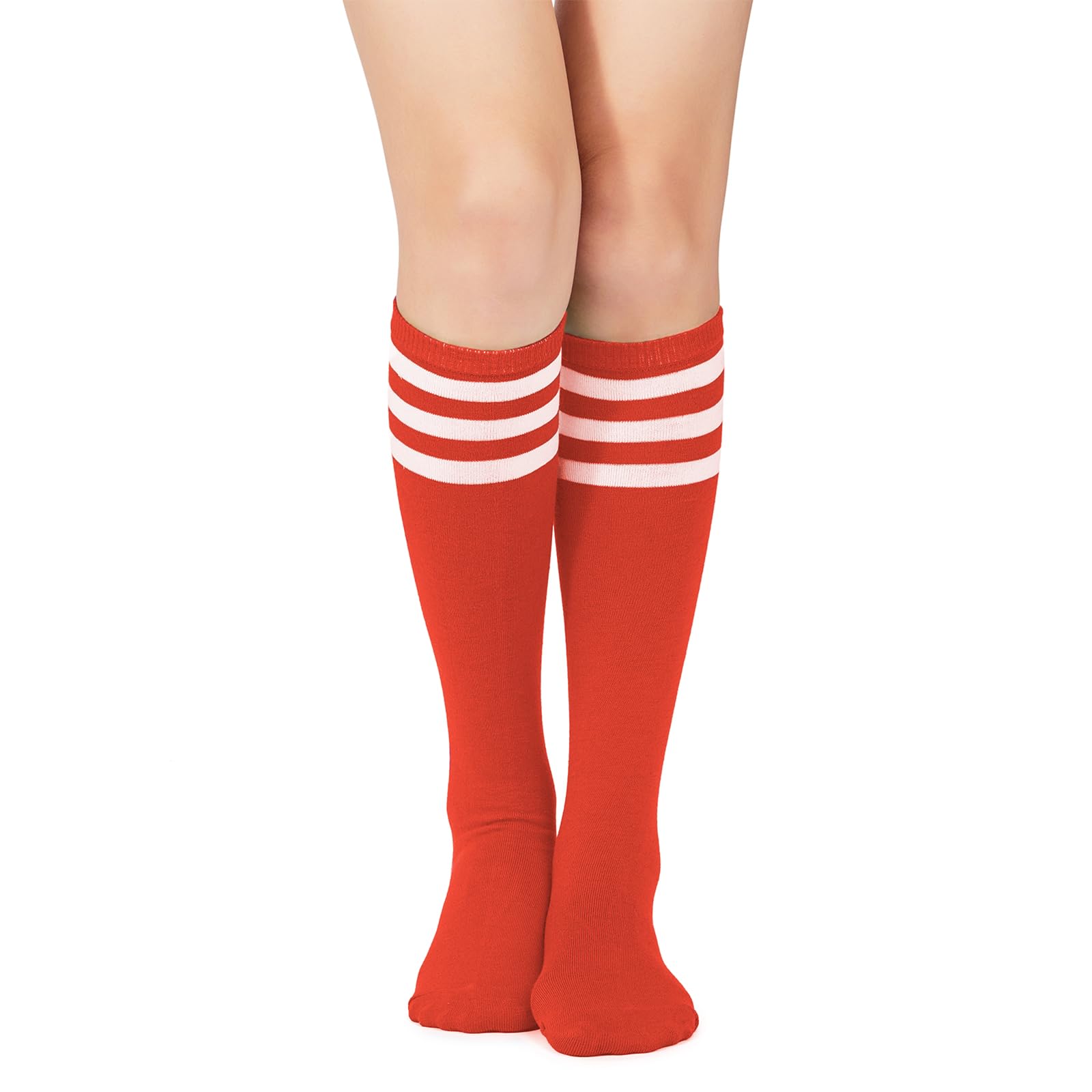 Athletic Softball Socks Baseball Soccer Socks Women Knee High Socks 1 Pack