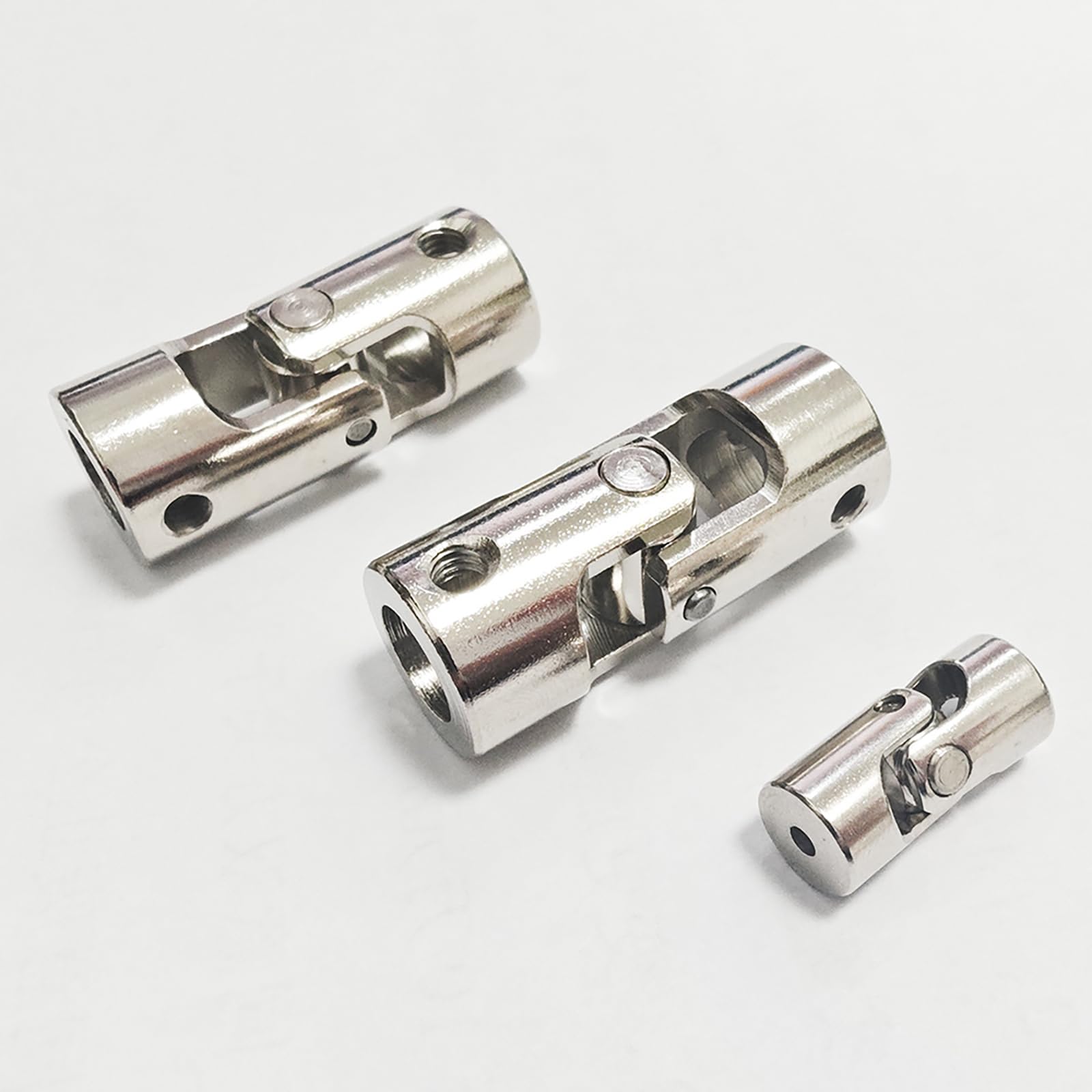 Junta universal 1 pieza 2-10 mm eje de dirección conector cardán para barco coche accesorios DIY (8x8 mm)