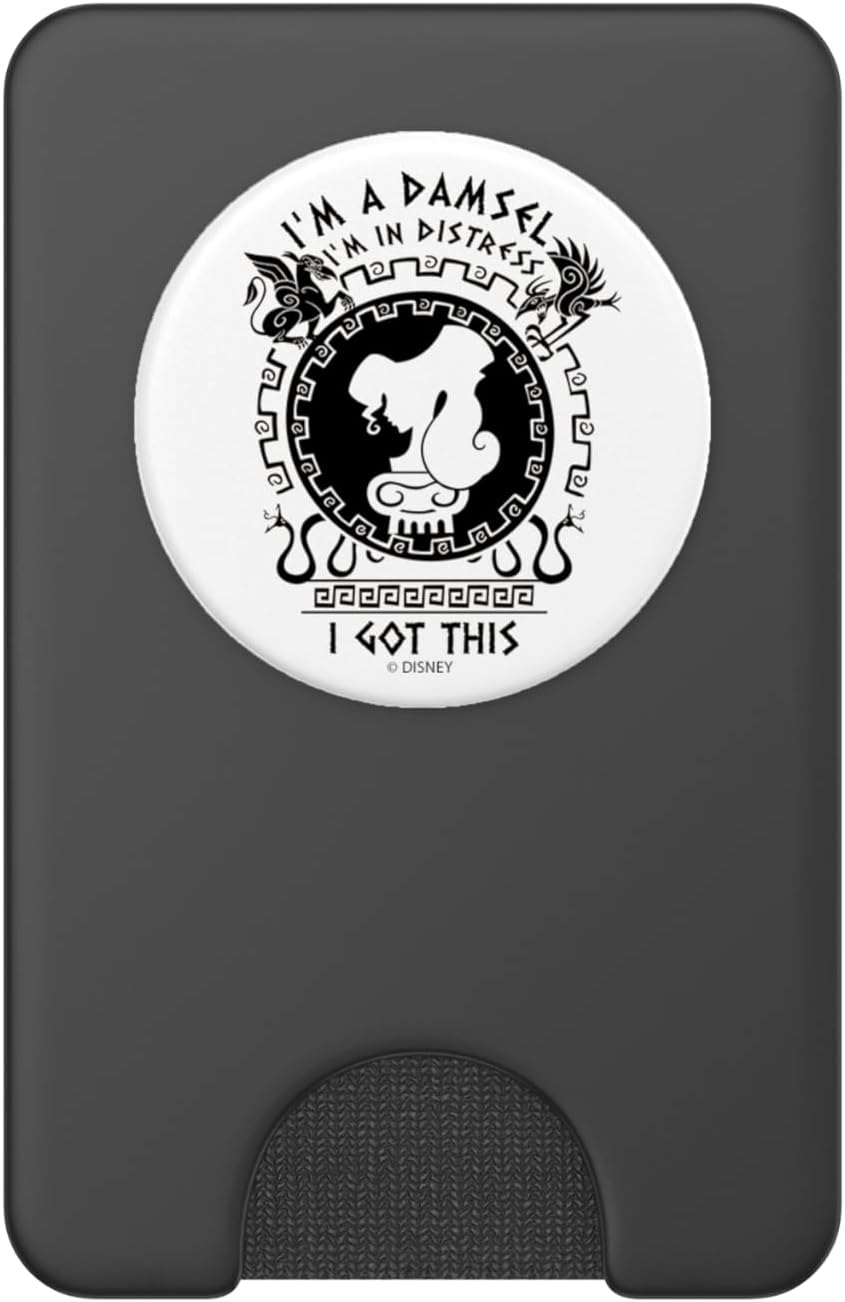Disney Hercules Megara I'm A Damsel in Distress I Got This PopSockets PopWallet for MagSafe