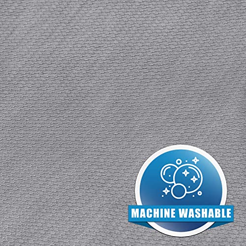 Clorox 100% Polyester Shower Curtain Set With Waterproof Peva Liner And 12 Metal Hooks (Gray) #TOP5