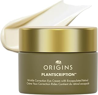 Origins Plantscription Wrinkle Correction Retinol Eye Cream | Visibly Reduces Crow's Feet | With Encapsulated Retinol, 0.5 Fl Oz