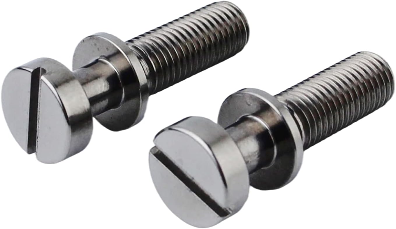 Guyker Tune-O-Matic Bridge Tailpiece Stud Core Titanium Alloy Screws Compatible with GB Electric Guitar (2 Piece)