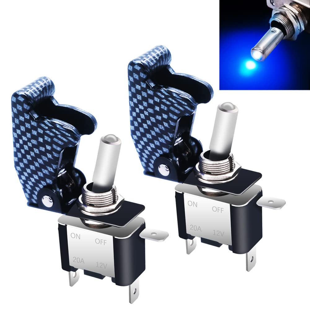 2 Interruttori A Levetta 12V 20A Blu - Impermeabili, Per Auto Camion Barca - Foto 10