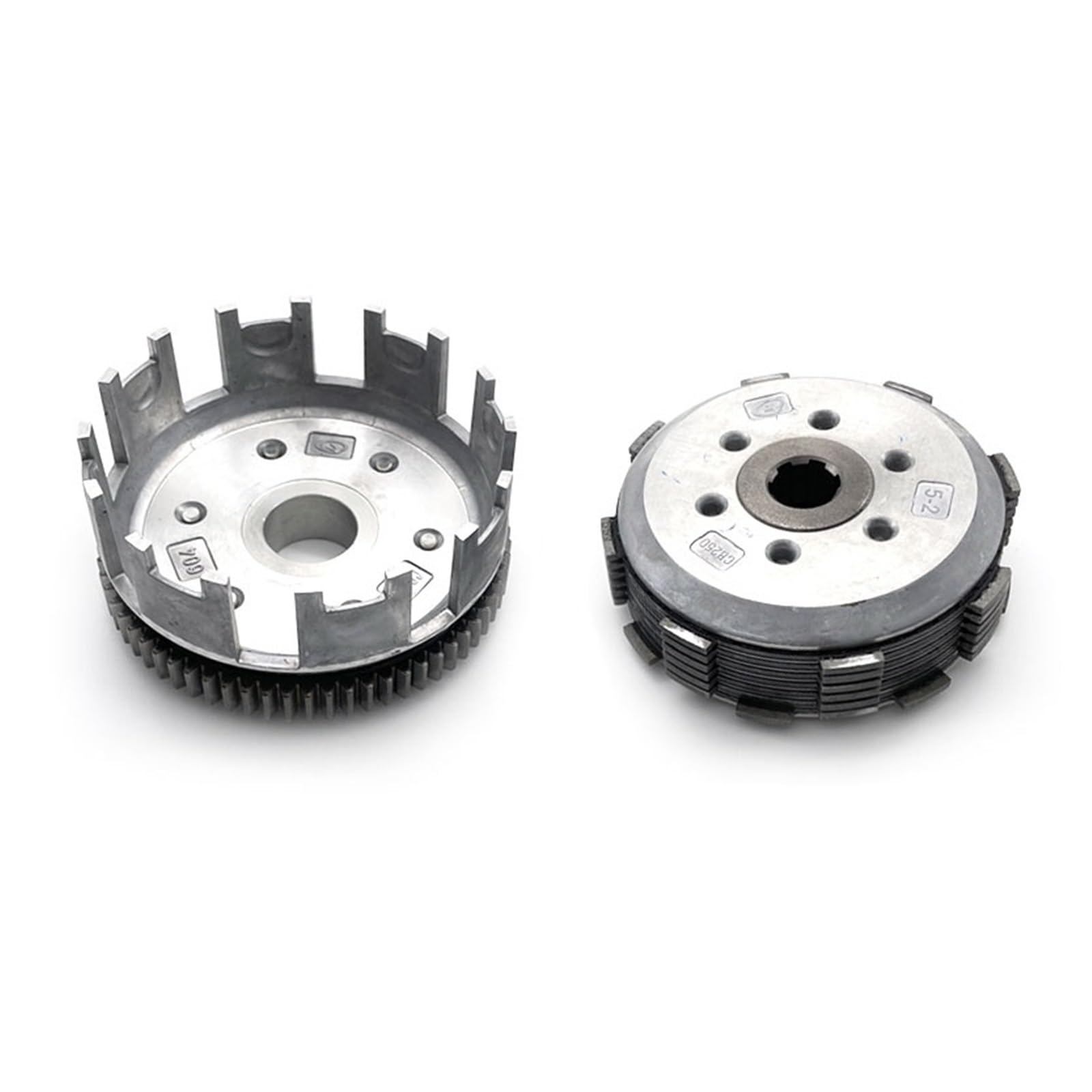 Fentty Clutch Hub Outer Kit Sealed Housing Fit For Loncin Motorcycle Clutch Friction Plates Steel Disc Center Hub Assembly Outer Basket Ybs300 Yb300h 4T Clutch Gear Box Kit(Clutch Hub Outer Kit)