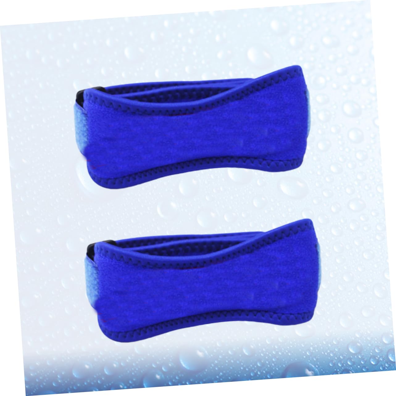 Ipetboom 2Pcs Breathable Knee Pad with Adjustable Patella Strap for Enhanced Protection Sports Activities Blue