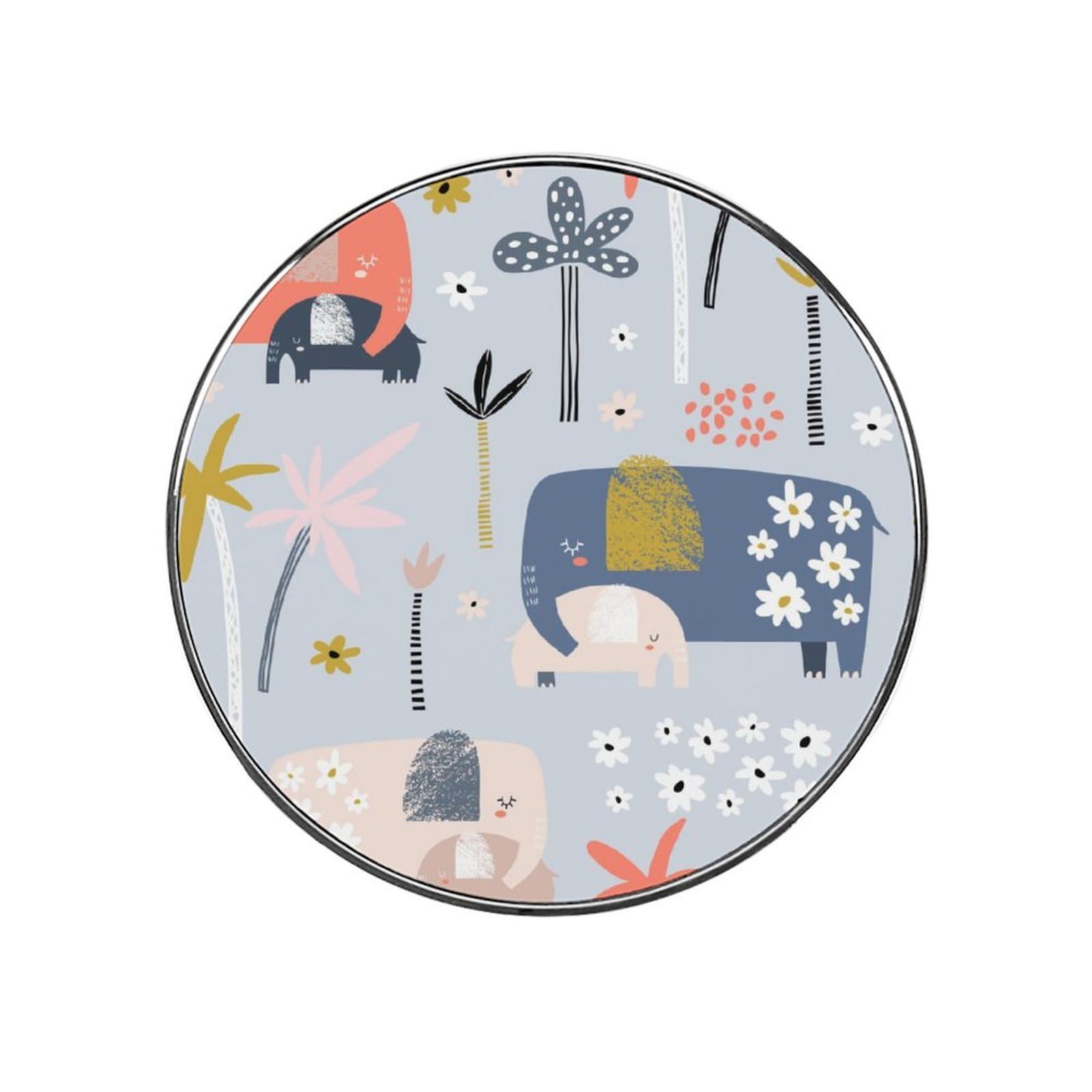 Colorful Elephant Alloy Fridge Magnet For Office Cabinet Refrigerator Whiteboard Photo