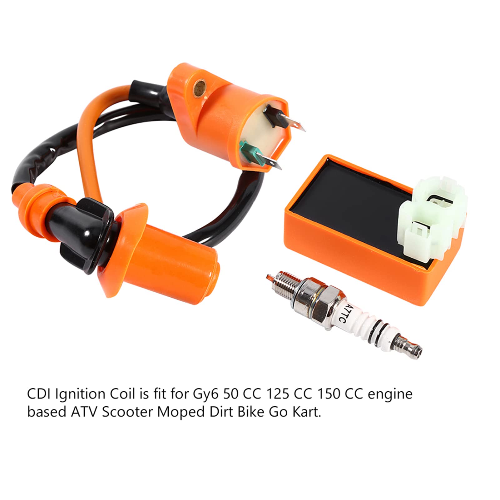 Boîtier CDI Sport Débridé Pour Moteur GY6 - Version 1 Double Prise - 4 Temps AC