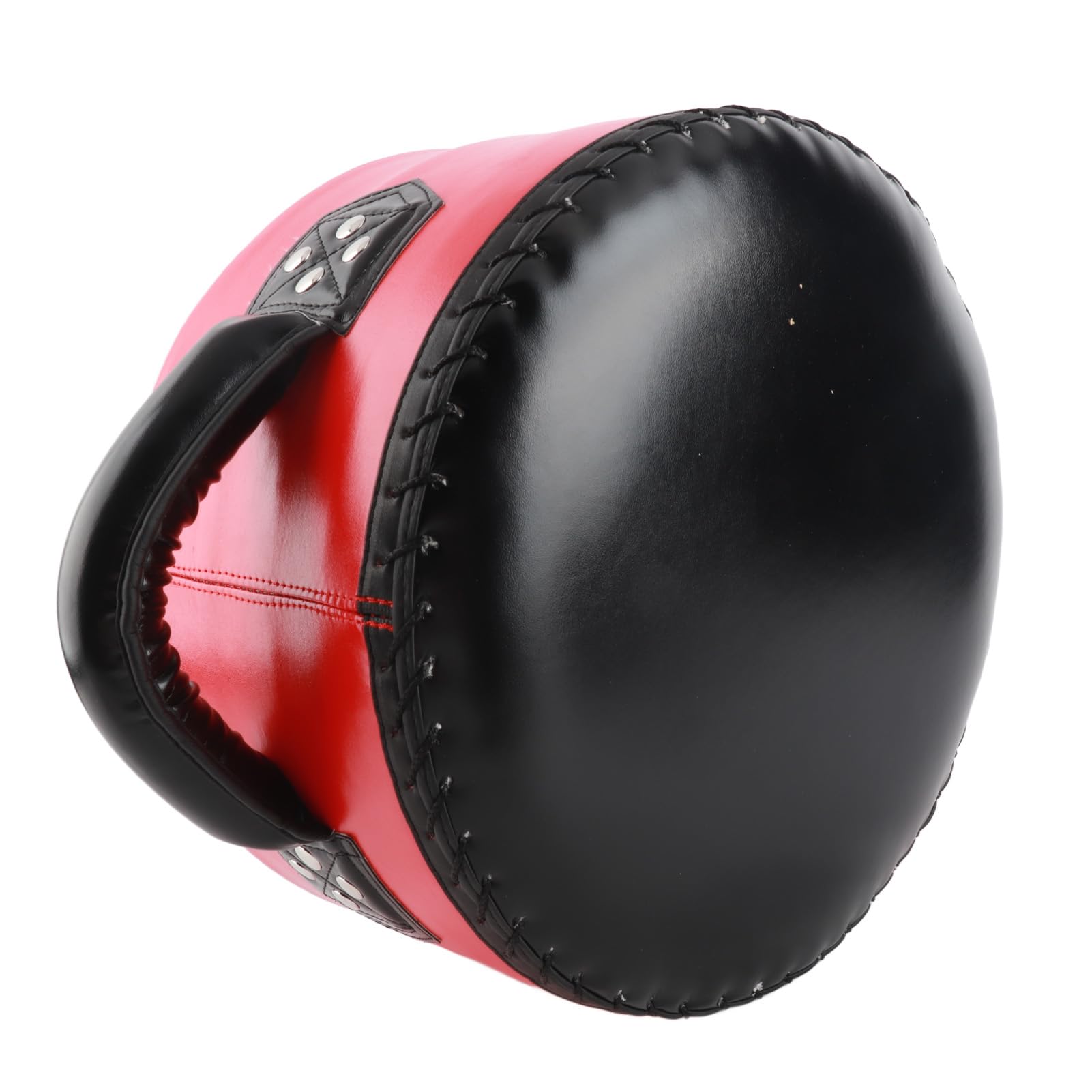 Haofy Bouclier de Boxe en Cuir PU avec Brassards Réglables pour l'entraînement de Force, adapté à Les âges et Niveaux de Compétence, 34 X 17 Cm