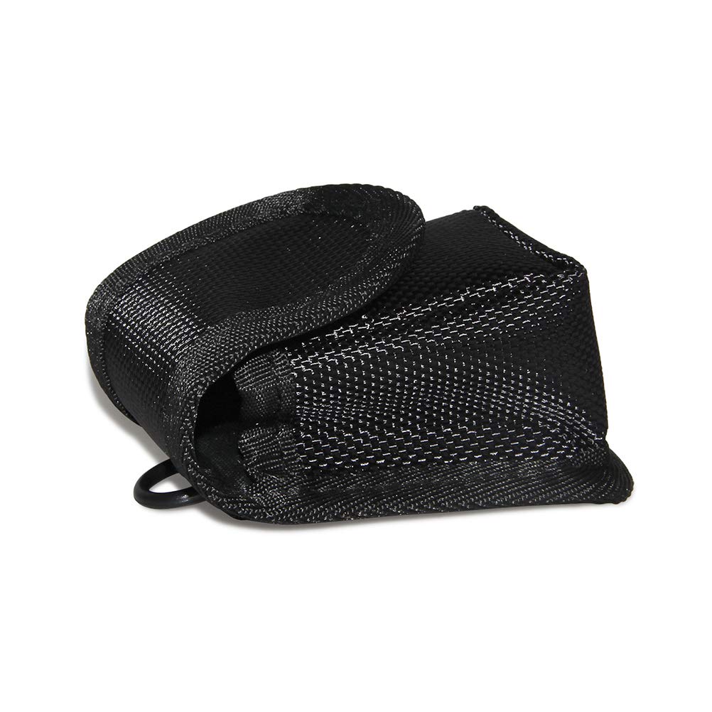 SENECESLI Estuche para Oxímetro de Pulso, Bolsa Protectora de Nailon Duradera para Oxímetro de Dedo, Estuche Portátil con Cierre de Cremallera y Ajuste Universal (BLACK)