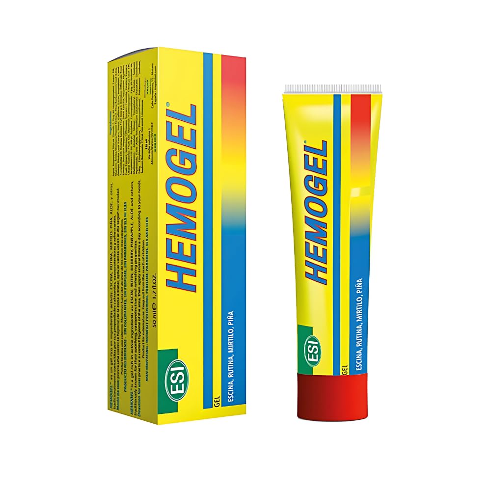 HEMOCALM Hemogel 50 ml | Gel tópico con activos naturales como Aloe Vera, Mentol y Castaño de Indias | Sensación de frescor y bienestar en la zona anal | Uso externo (50 ml (Paquete de 1))