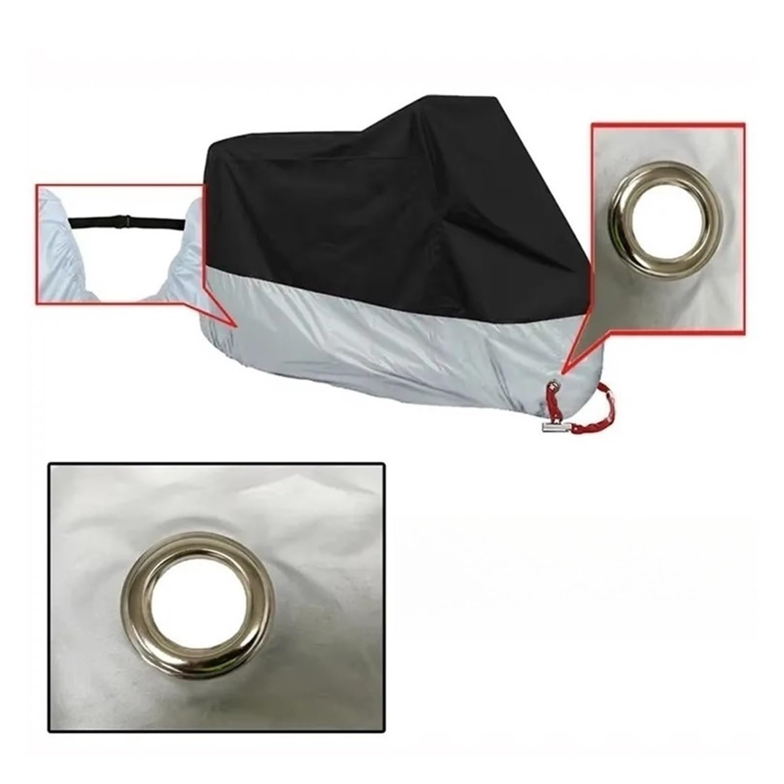 Motorradabdeckung Universal Outdoor Protector Scooter All Season ML XL 2XL 3XL 4XL Moban Heavy Specifics Covers Schutzplane Motorradplane Motor Mope