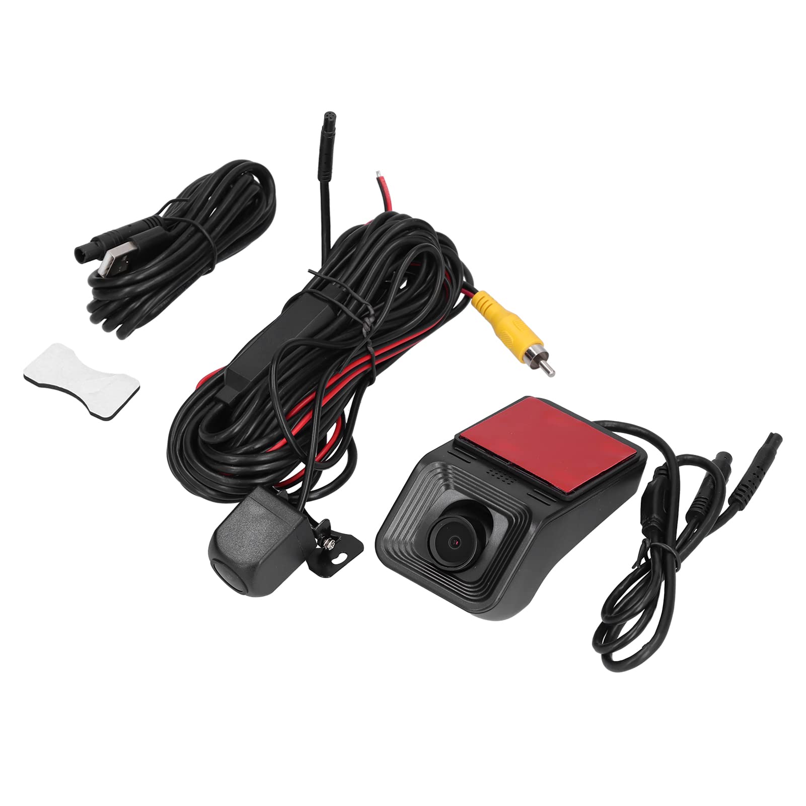 Rejestrator samochodowy DVR, kamera samochodowa USB Dash Cam 1080P HD rejestrator jazdy kamera samochodowa przednia tylna kamera DVR ADAS podwójne obiektywy uniwersalny do nawigacji