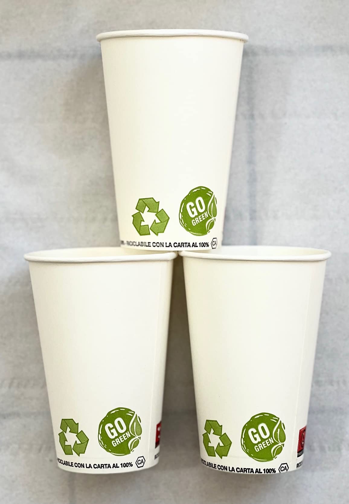 1000 bicchieri usa e getta da 330 ml, in carta di cartone, di alta qualità, per bevande calde e fredde, cocktail, cappuccino e caffe e latte, 12 oz
