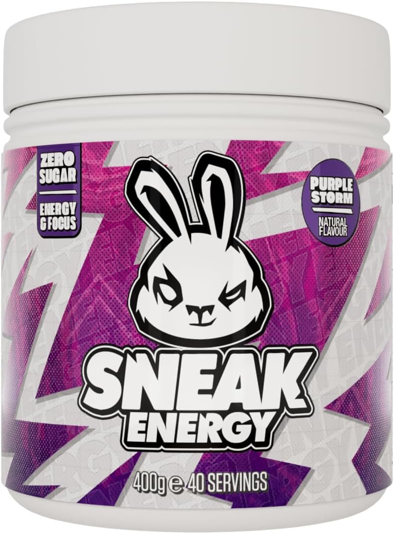 Energy Drink Powder | Purple Storm |No Sugar. No Nasties. Just Natural Caffeine, Focus-Boosting Nootropics | 40 Servings
