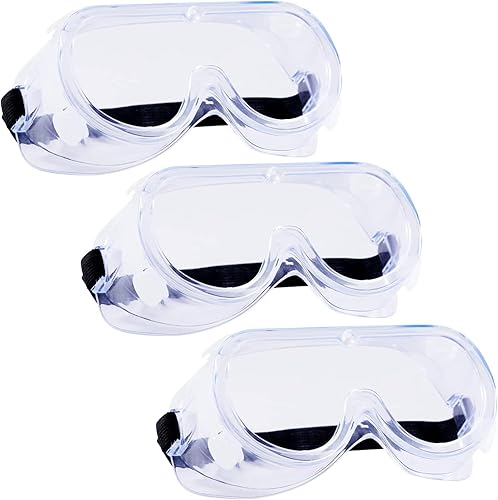 Miniatura 8 de Gafas de seguridad contra salpicaduras químicasimpactos, suaves, ajustables, 1 paquete