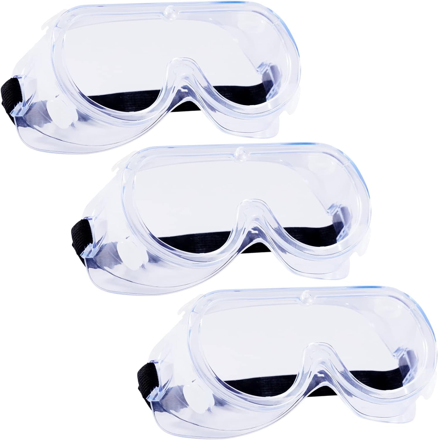 keebomed Chemical Splash/Impact Safety Goggle, Soft, Adjustable 1 -Pack