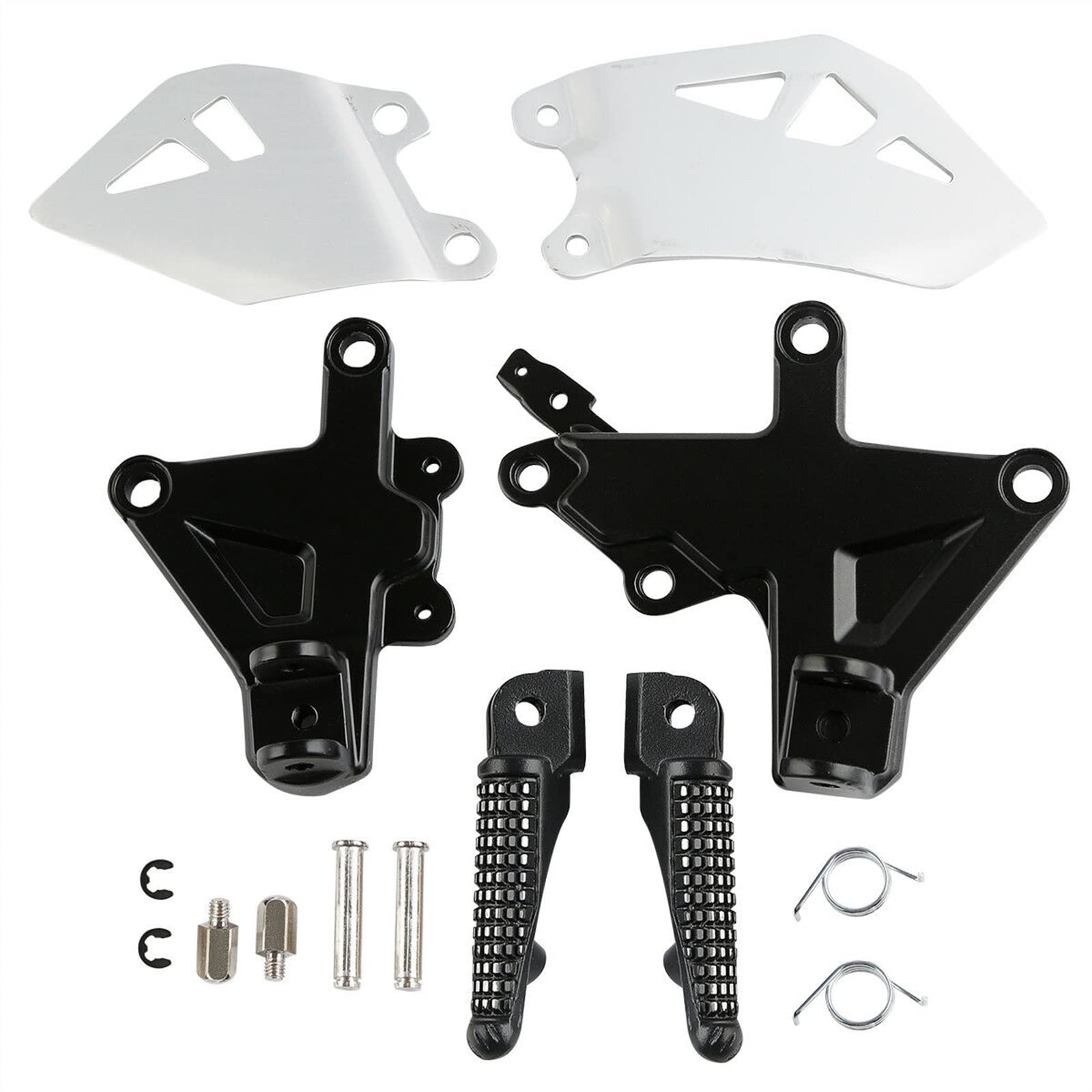 Accesorios para clavijas Estribos Delanteros Para Motocicleta, Pedales, Reposapiés, Soportes Para Kawasaki Ninja ZX10R ZX 10R 2011-2017 2016 2015 2014 2013 2012