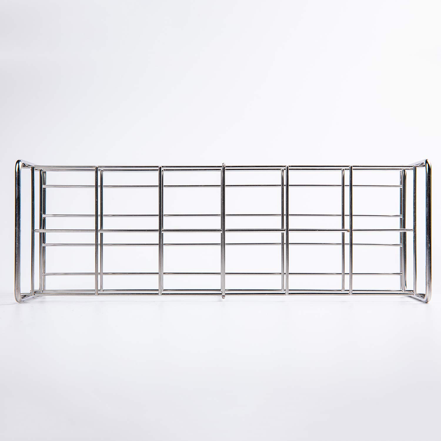 Porta provette, 12 fori, in acciaio INOX, formato 6 x 2, 34-36mm 6×2, 12