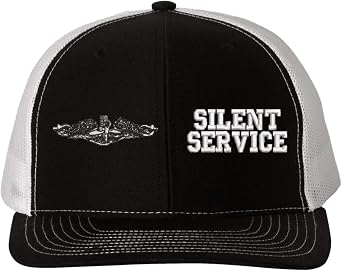 U.S. Navy Silent Service Enlisted Dolphin Mesh Back Mid-Profile Cap - Officially Licensed