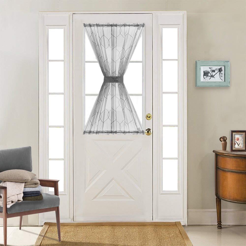 Door Window Sheer Curtains Curtains & Drapes