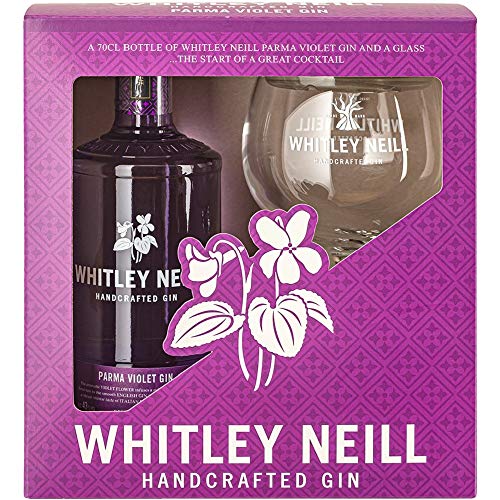 Whitley Neill Parma Violet Gin Gift Pack with Glass