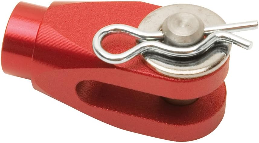 Tusk Rear Brake Clevis Red – CNC Machined Anodized 6061‑T6 Aluminum Brake Clevis Replacement with Pin and Clip