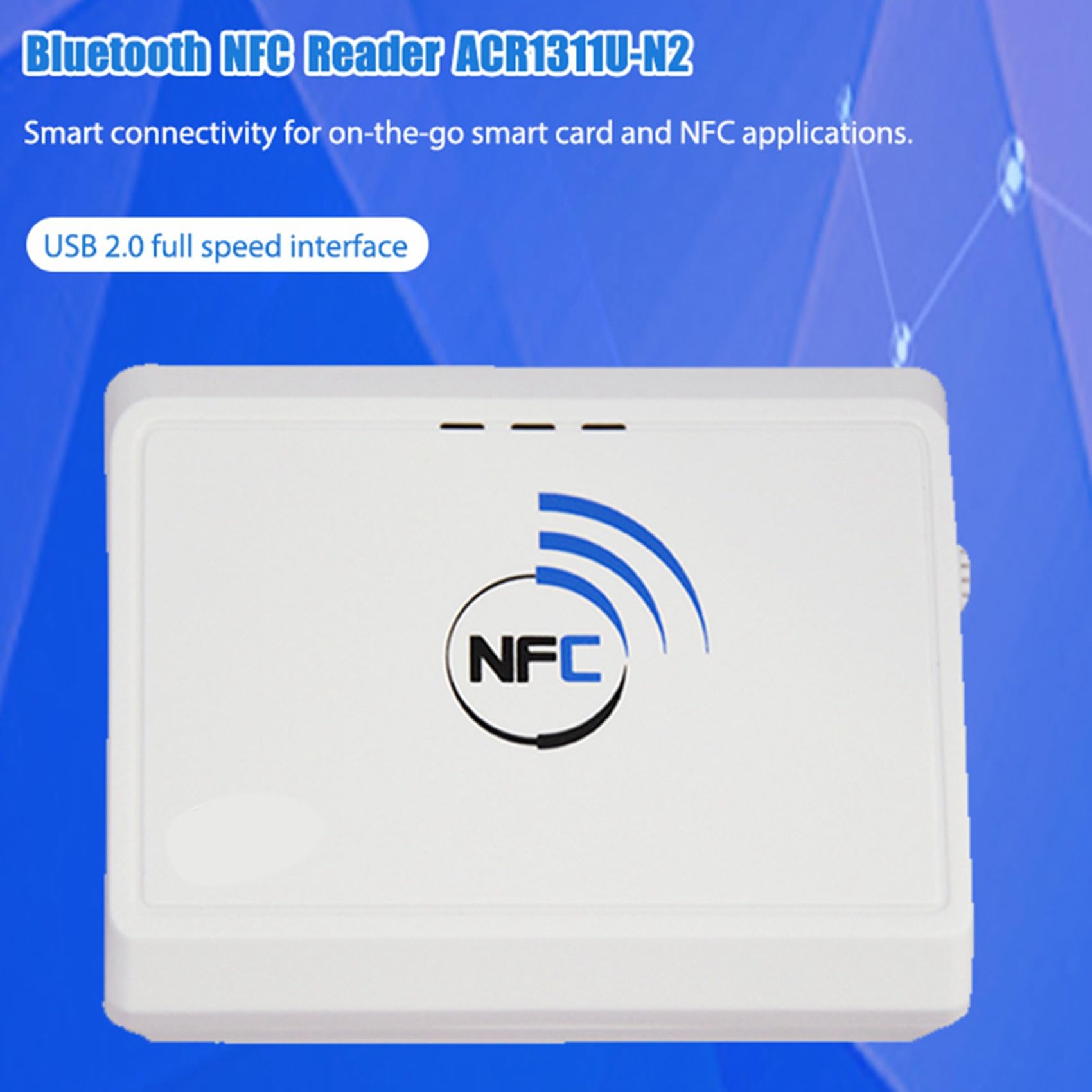 5X Lector de Tarjetas RFID Inalámbrico con Bluetooth y Bluetooth para Android, NFC, Sin Contacto, 13,56 MHz (ACR1311)