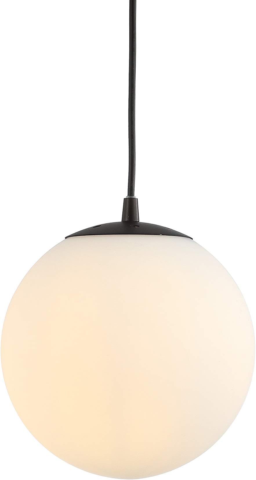 28 cm Globe Design Geometric Shapes Pendant Light Metal Modern Style