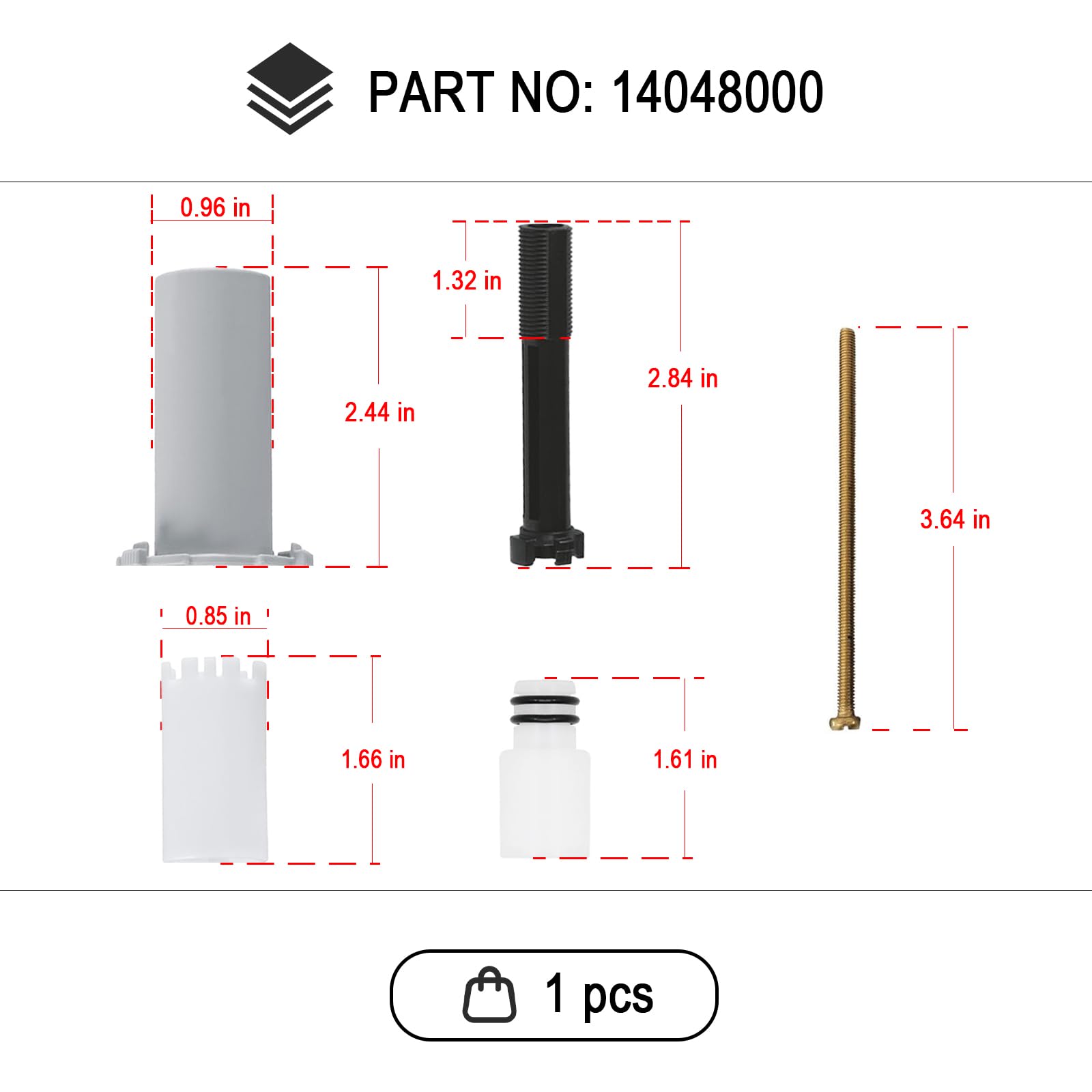 Set Prolunga Universale Grohe Da 25 Mm - Per Miscelatori Monocomando E Termostatici, Multicolore
