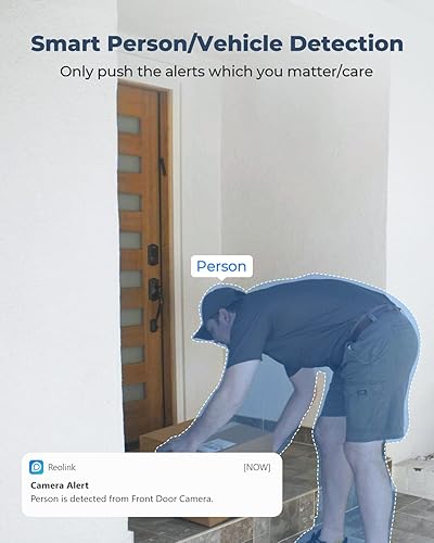 Miniatura 5 de REOLINK Argus PT +SP - Cámaras de seguridad inalámbricas de 4MP para exteriores, alimentadas por energía solar, inclinación panorámica de 360, WiFi