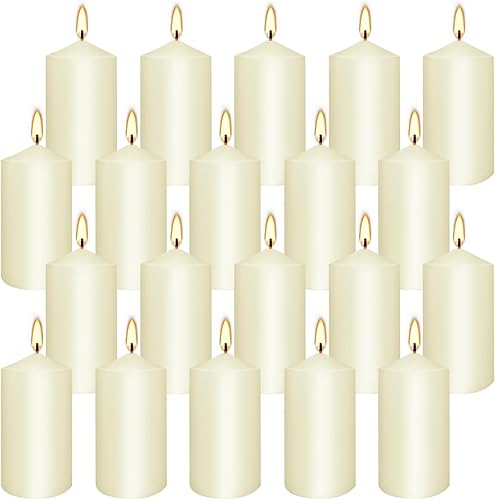 Miniatura 16 de Paquete de 16 Velas Cónicas de Adviento Premium Sumergidas a Mano de 10 Pulgadas Sin Aroma para Navidad - Ideales para Celebraciones de Temporada