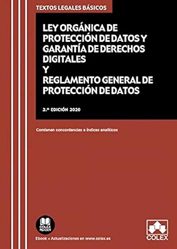 Código LOPD-GDD y RGPD: Ley Orgánica de Protección de Datos Personales y garantía de los derechos digitales + Reglamento General de Protección de Datos: 1 (TEXTOS LEGALES BASICOS)