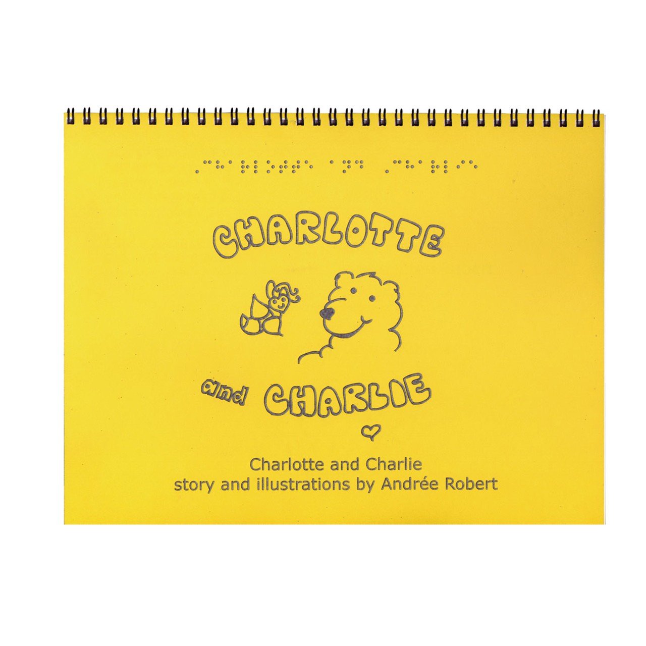 Charlotte i Charlie Braille książka dla dzieci z ilustracjami dotykowymi