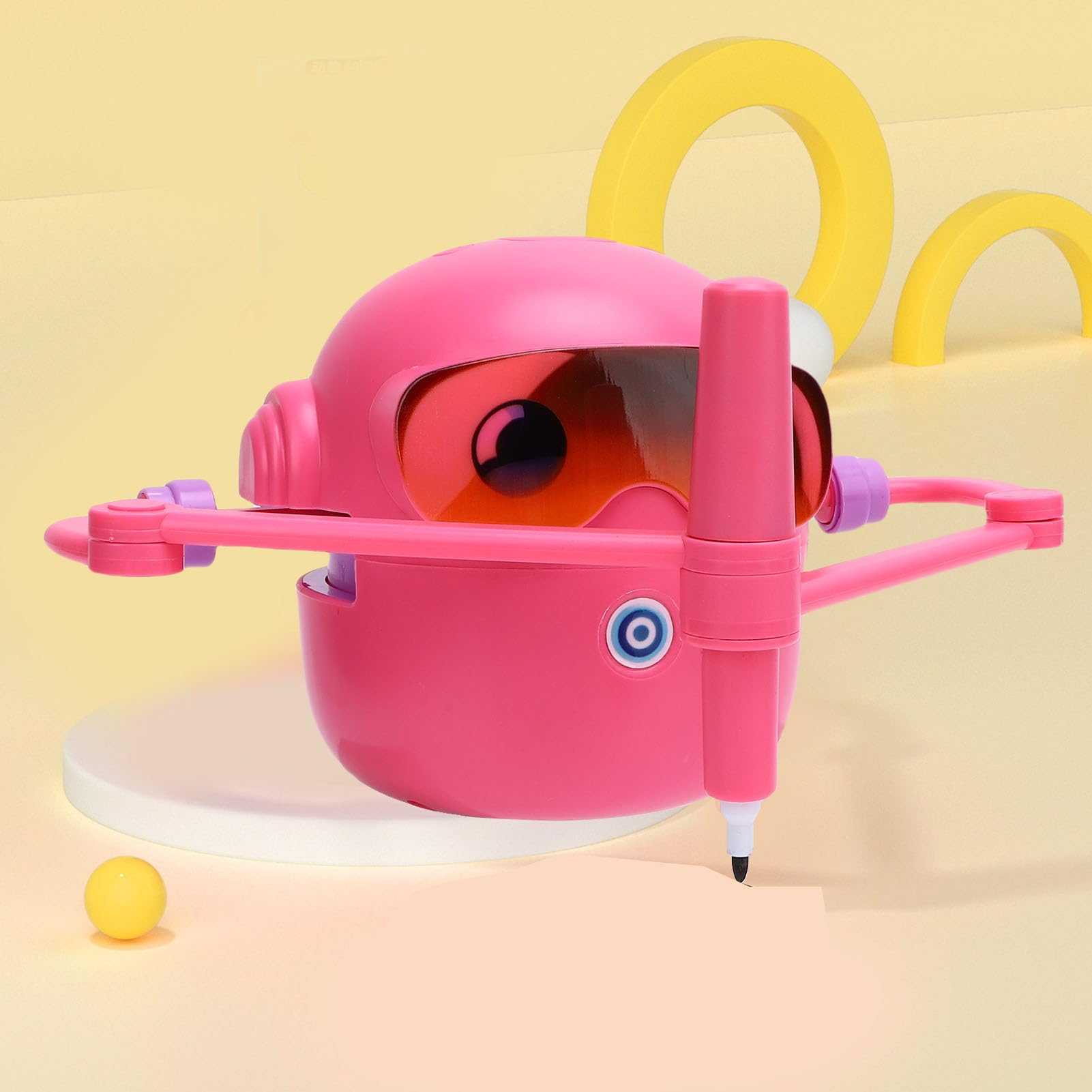 Smart Rysing Robot Educational Interactive Malarning Toys dla Dzieci z 100 Kartami 2 Długopiski do Nauki Rysowania