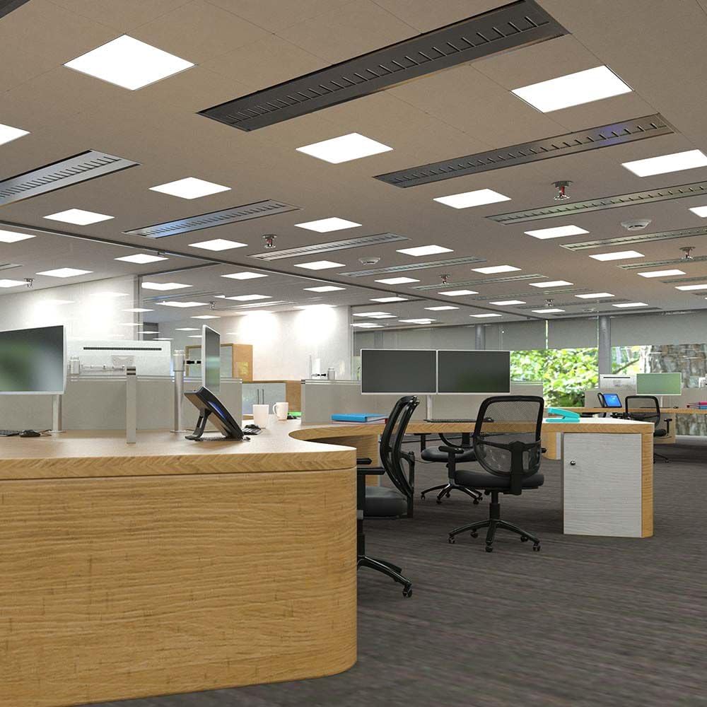 V-TAC VT-6139 Kit di 6 pezzi Pannello LED 36W 120LM/W 600*600mm 6500K da incasso e soffitto Confezione driver 2-in-1 inclusa-638021