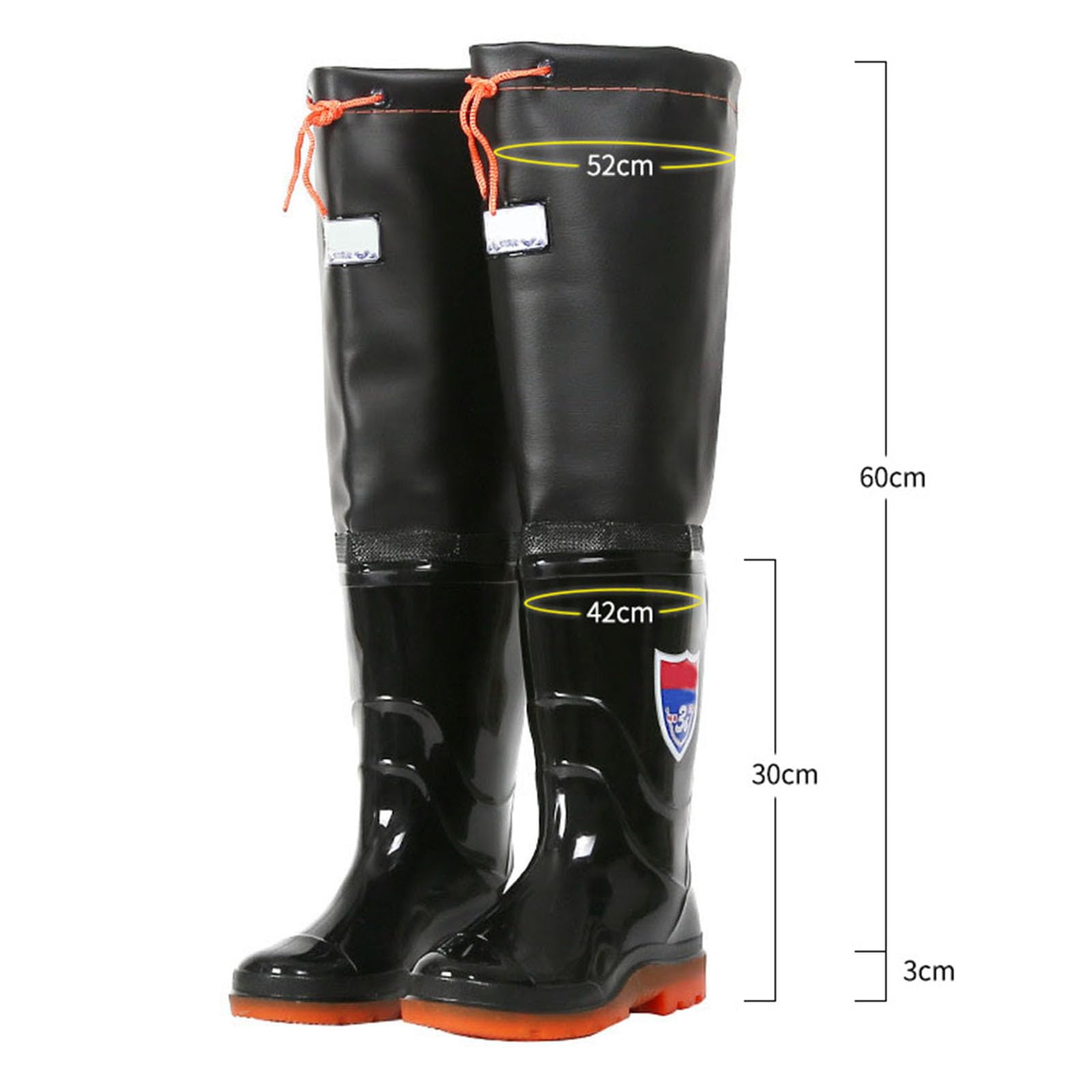 Generisch Botas de goma para mujer y hombre, botas de lluvia, impermeables, zapatos de agua EVA para comedor, zapatos de lavado de coches, zapatos de trabajo bajos, zapatos de cocina