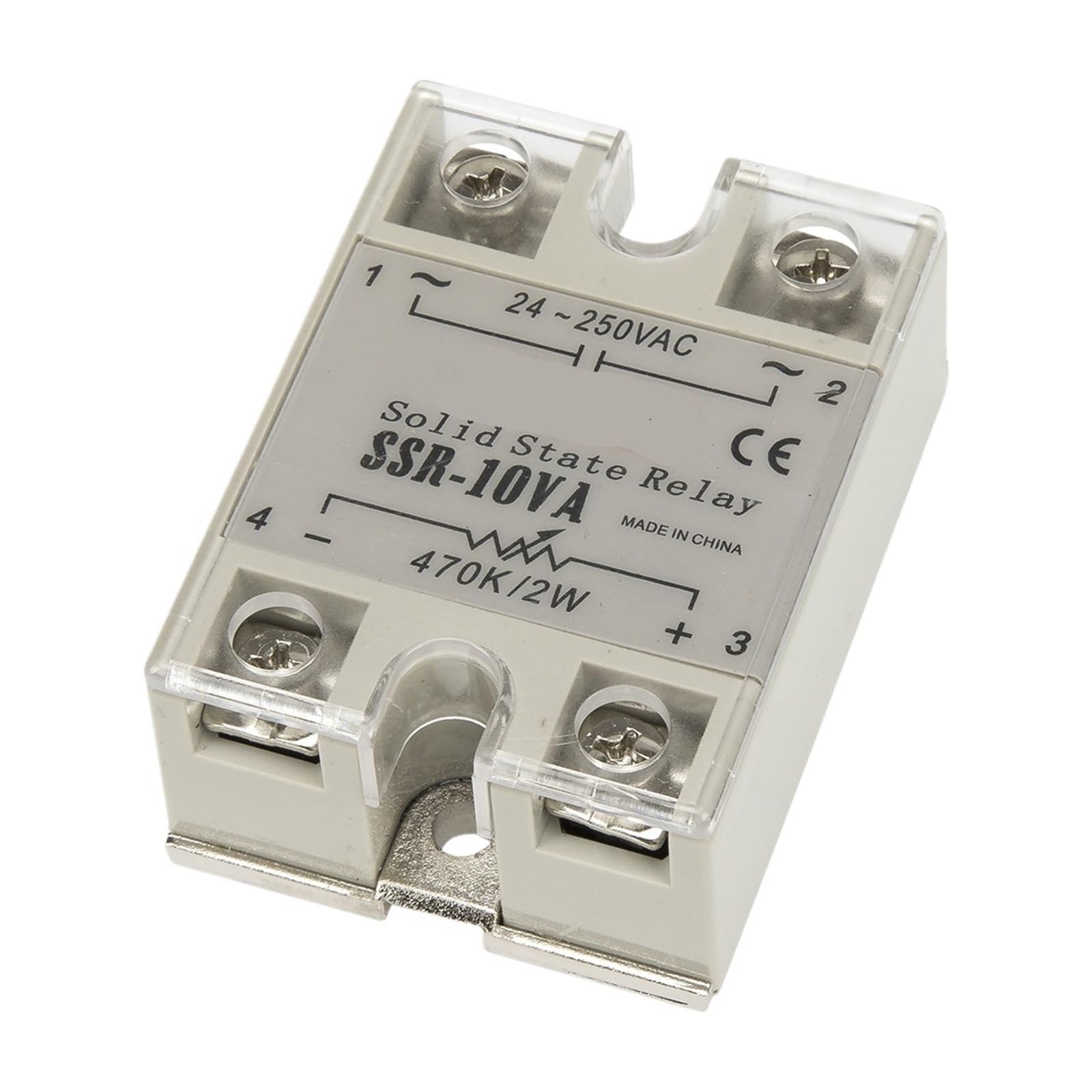 Ltrajuynh One Color Ssr-10Va-220V Single Phase Resistance To Ac 10A 220V Solid State Voltage Regulator Special For 220Vac 10Va-220V Ssr