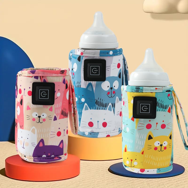 Baby Bottle Insulation Sleeve, USB Constant Temperature Portable Milk Warmer, with Three Adjustment Settings. Suitable for Household use and Travel. Applicable to Outdoor, Home and car scenarios. image 4