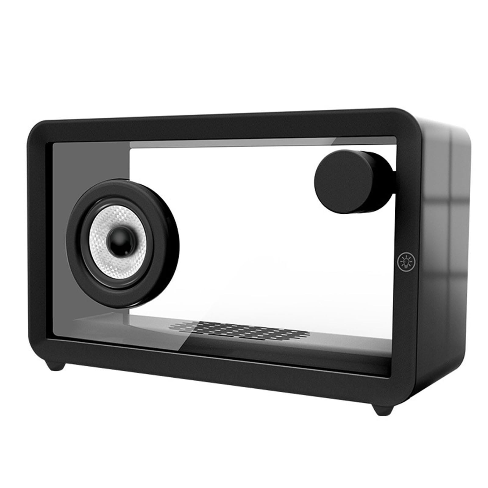 Altoparlante Bluetooth Portatile, Altoparlanti Wireless con Audio HD, Luce RGB Colorata con 5 modalità 7 Colori, Ricaricabile Tramite USB, Regali per Ragazze Adolescenti Black