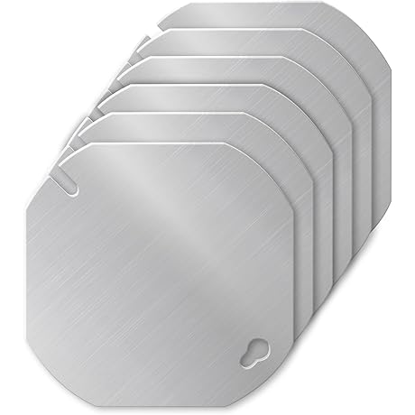 6 Packs 4 Inch Electrical Box Cover - Metal Octagonal Cover Junction Box Covers