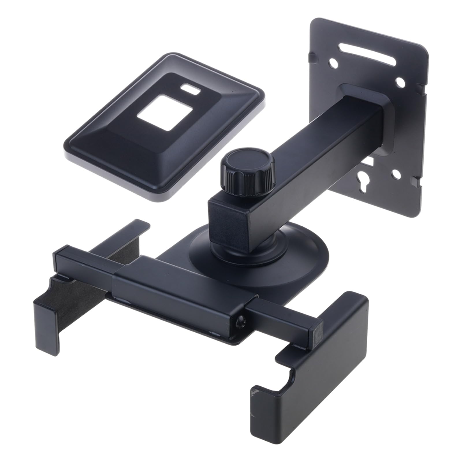 Soporte de pared para altavoz de acero resistente de 15 libras y brazo ajustable 8