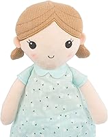Vista 2 de Linzy Toys, muñeca de trapo de felpa suave azul menta Emily, 15 pulgadas
