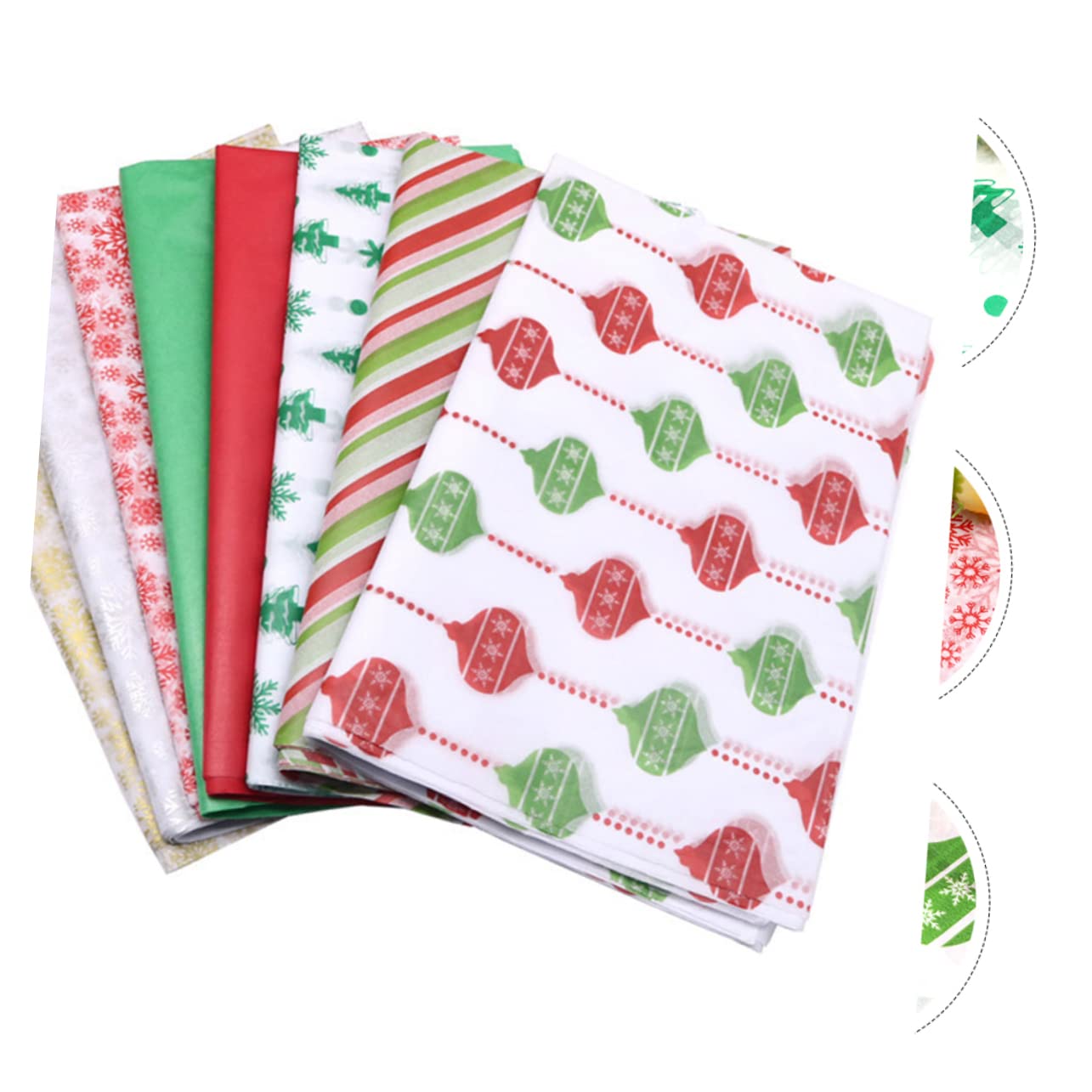 FRCOLOR 150 pièces de papier pour poire de Noël, cadeau de fleurs, papier d'emballage, papier d'emballage cadeau pour Noël, papier Sydney x66