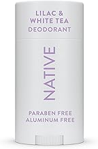 Native Deodorant Contains Naturally Derived Ingredients, 72 Hour Odor Control | Seasonal Scents for Women and Men, Aluminum Free with Baking Soda, Coconut Oil and Shea Butter | Lilac & White Tea