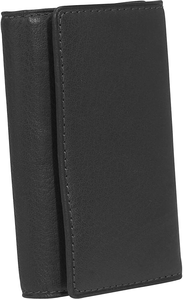 Osgoode Marley Black Cashmere Leather Six Hook Key Case Wallet