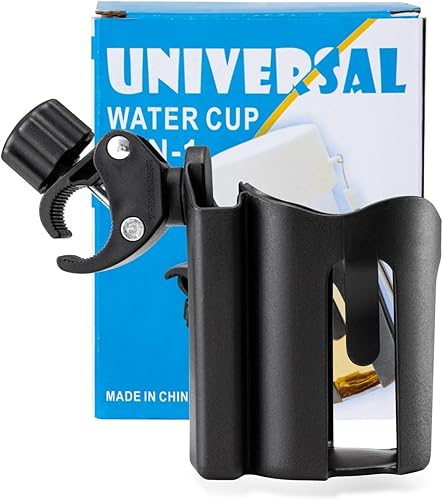 Portavasos para cochecito, portavasos para caminante con clip, tipo de traje, cochecito, teléfono, bicicleta, silla de ruedas, andador, scooter