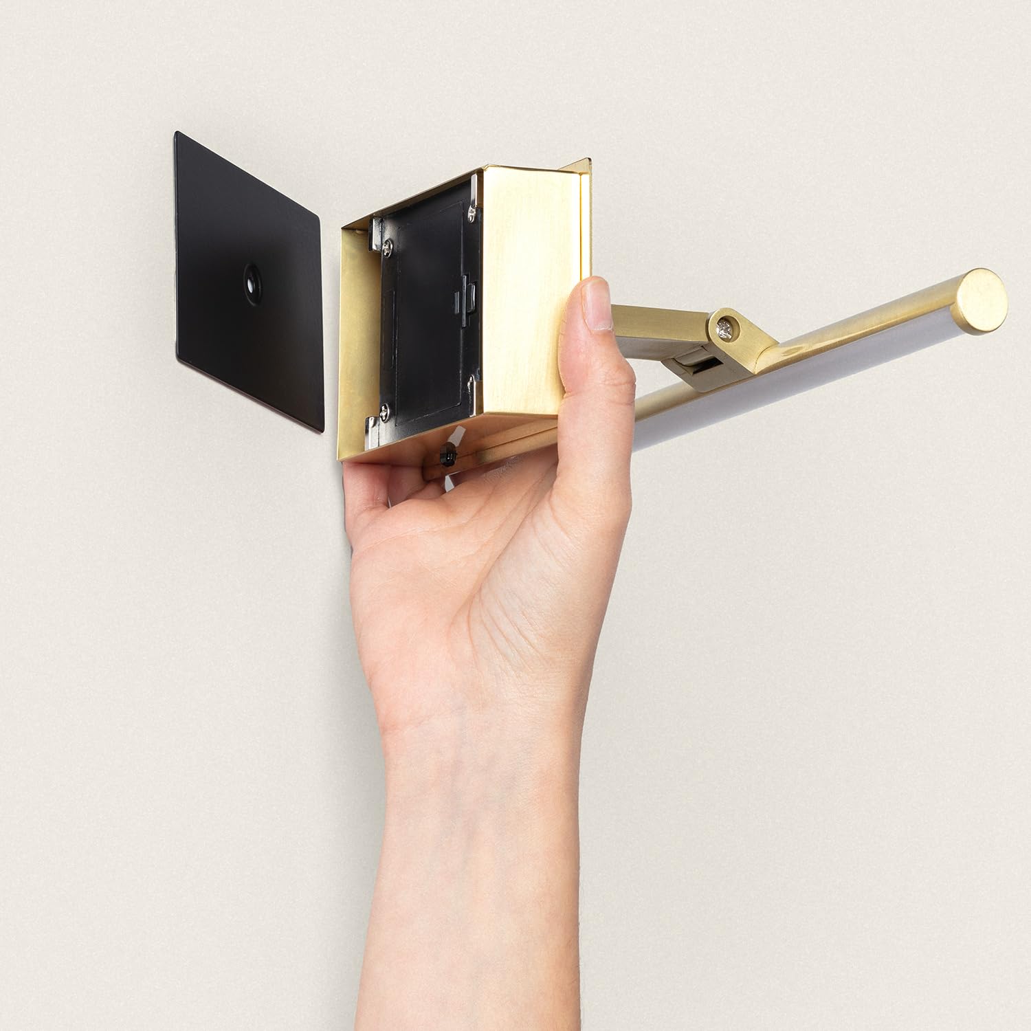 LEDKIA LIGHTING Aplique para Cuadros LED Slimlight con Mando Dorado