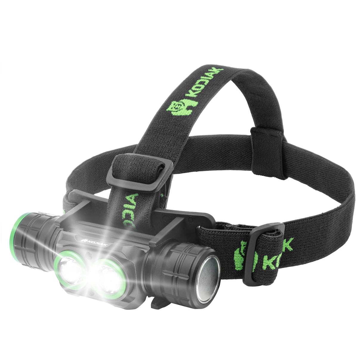 Lampe frontale 3000 lumens rechargeable puissante éclairage LED étanche longue portée