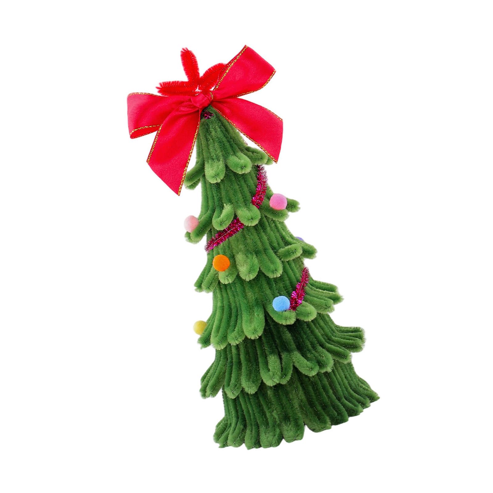 carotoe Handcrafted Christmas Tree Bendable Branch Suitable for Festival Event Fabric Spume Christmas Stick